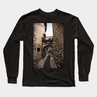 Old Castle Quarter in Malcesine, Italy Long Sleeve T-Shirt